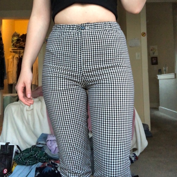 Brandy Melville Pants - Checkered back and white pants